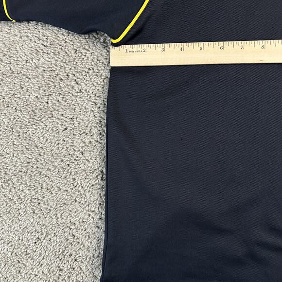 Iowa Hawkeyes Shirt Polo Mens Medium Black Yellow NCAA Football Team Starter - Picture 8 of 12